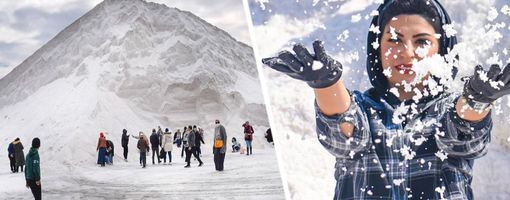 Нереальные «снежные» горы Египта стали туристическим хитом
