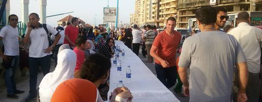 В Александрии провели рекордный 4-километровый ифтар