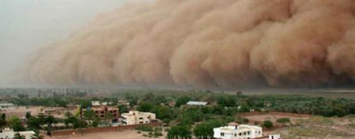 На Египет обрушилась мощная песчаная буря